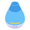 Aroma diffuser icon, isometric style
