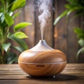 Aroma diffuser made of bamboo