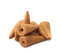 Aroma incense cone isolated