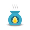 Aroma lamp icon, Simple Vector illustration Royalty Free Stock Photo