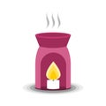 Aroma lamp icon, Simple Vector illustration Royalty Free Stock Photo