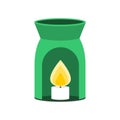 Aroma lamp icon, Simple Vector illustration Royalty Free Stock Photo