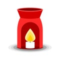 Aroma lamp icon, Simple Vector illustration Royalty Free Stock Photo