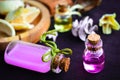 Aroma oil spa smell lilac flower oils yellow gift dry flowers