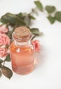 Aroma rose water for skincare, essential oils, spa beauty care