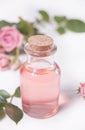 Aroma rose water for skincare, essential oils, spa beauty care