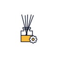 aroma sticks outline icon. Element of colored spa icon for mobile concept and web apps. Thin line aroma sticks outline icon can be