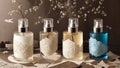 Aromas of Serenity Unfolding the Beauty of a Tranquil Scented Room Spray.AI Generated