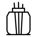 Aromatherapy air freshener icon, outline style