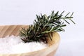 Aromatherapy - bath salt and rosemary