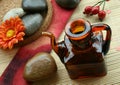 Aromatherapy, bottle with oil
