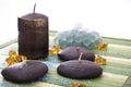 Aromatherapy candle Royalty Free Stock Photo