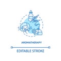 Aromatherapy concept icon