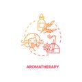 Aromatherapy concept icon