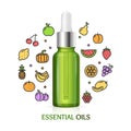 Aromatherapy Concept. Vector