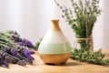 aromatherapy diffuser with a hint of lavender scent Royalty Free Stock Photo