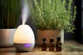 aromatherapy diffuser with a hint of lavender scent Royalty Free Stock Photo