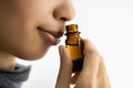 Aromatherapy Essential Oil Smell Therapy Royalty Free Stock Photo