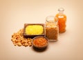 Aromatherapy - Orange bath salt Royalty Free Stock Photo