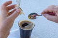 Aromatic Alchemy: Seizing the Captivating Moment When Honey Meets Coffee, Weaving a Tale of Euphoric Mornings