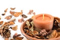 Aromatic candle Royalty Free Stock Photo