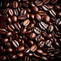 Aromatic coffee beans - ai generated image