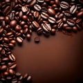 Aromatic coffee beans - ai generated image