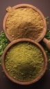 Aromatic coriander powder, a staple in culinary spice collections.