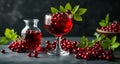 Aromatic delight - Pomegranate wine, a festive indulgence