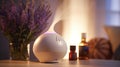 Aromatic diffuser: a device for spraying essential oils, creating a cozy aroma in the room