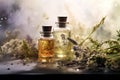 Aromatic essential oils Authentic Simple living Royalty Free Stock Photo