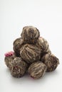 Aromatic flower green tea ball/ blooming tea