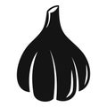 Aromatic garlic icon, simple style