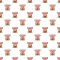 Aromatic lamp pattern seamless Royalty Free Stock Photo