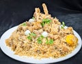 Aromatic Mutton Biryani with Boiled Eggs Royalty Free Stock Photo