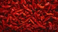 Aromatic Paprika Spice Horizontal Background.