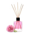 Aromatic reed air freshener and rose