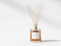 Aromatic reed diffuser isolated on white background Royalty Free Stock Photo