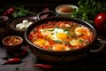 Aromatic Shakshouka arabic. Generate Ai