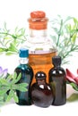 Aromatic spa oils and perfumes Royalty Free Stock Photo