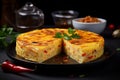 Aromatic Spanish Omelette Tortilla Espanola - Delicious and Perfect for Any Occasion or Gathering