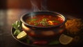 Aromatic and Spicy South Indian Rasam Soup with Tamarind and Lentils