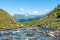 Arosa plessur river Royalty Free Stock Photo
