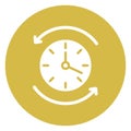 Around the clock Isolated Vector Icon which can easily modify Royalty Free Stock Photo