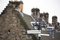 Around Edinburgh castle as viewed from Edinburgh Castle, Scotland