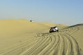 Around Lisalli to Al Qudra lakes off-roads and Desert Safari adventure, Dubai, United Arab Emirates Royalty Free Stock Photo
