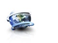 Around the planet Royalty Free Stock Photo
