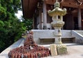 Around Reikado Hall, Mount Misen trail on Miyajima Japan.