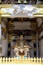 The figure around Toshogu Temple Taken in Nikko, February 2018 Royalty Free Stock Photo