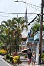 Around the town of Kailua Kona on the Big Island in Hawaii